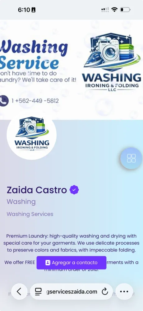 Zaida Castro – Lavandería
